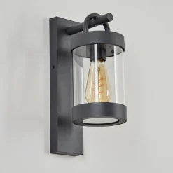 Applique Murale D'Exterieur Fulham Anthracite, 1 Lumiere