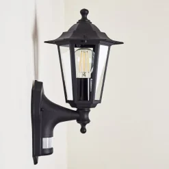 Applique Murale D'Exterieur Loria Noir, 1 Lumiere