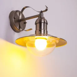 Applique Murale D'Exterieur Broni Acier Inoxydable, 1 Lumiere