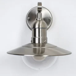 Applique Murale D'Exterieur Broni Acier Inoxydable, 1 Lumiere