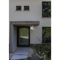 Applique Murale D'Exterieur Lutec Pollux Led Anthracite, 1 Lumiere, Detecteur De Mouvement