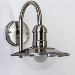 Applique Murale D'Exterieur Elima Acier Inoxydable, 1 Lumiere