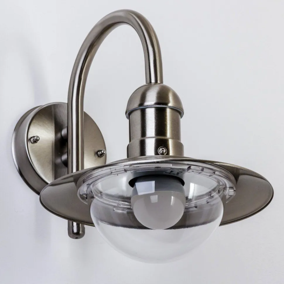Applique Murale D'Exterieur Elima Acier Inoxydable, 1 Lumiere