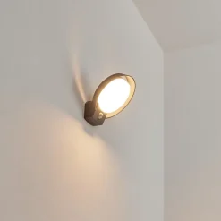 Applique Murale D'Exterieur Kelo Led Anthracite, 1 Lumiere, Detecteur De Mouvement