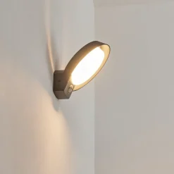 Applique Murale D'Exterieur Kelo Led Anthracite, 1 Lumiere, Detecteur De Mouvement