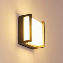 Applique Murale D'Exterieur Skove Led Anthracite, 1 Lumiere