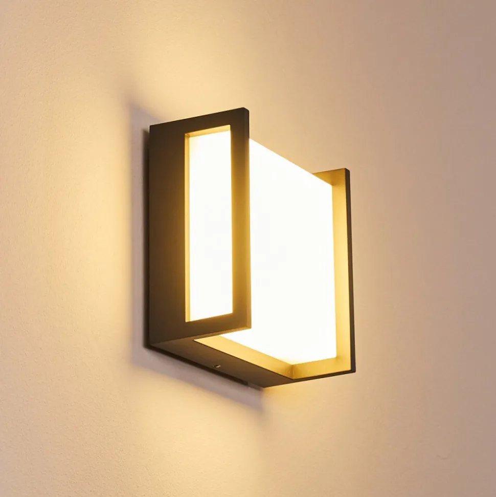 Applique Murale D'Exterieur Skove Led Anthracite, 1 Lumiere