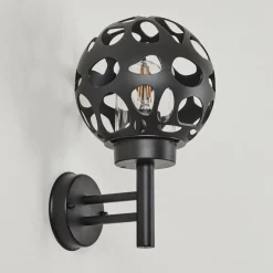Applique Murale D'Exterieur Saaseg Anthracite, 1 Lumiere