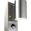 Applique Murale D'Exterieur Globo Led Clair, 1 Lumiere, Detecteur De Mouvement