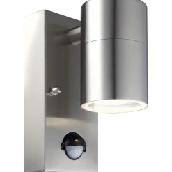 Applique Murale D'Exterieur Globo Led Clair, 1 Lumiere, Detecteur De Mouvement