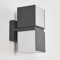 Applique Murale D'Exterieur Swanek Led Anthracite, 1 Lumiere