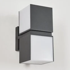 Applique Murale D'Exterieur Swanek Led Anthracite, 1 Lumiere
