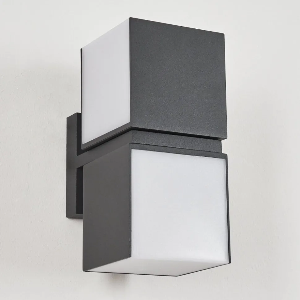 Applique Murale D'Exterieur Swanek Led Anthracite, 1 Lumiere