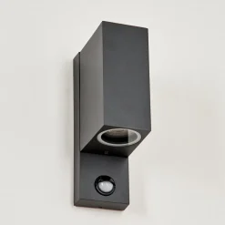 Applique Murale D'Exterieurkingstown Anthracite, Transparent, 2 Lumieres, Detecteur De Mouvement