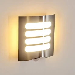 Applique Murale D'Exterieur Meja Led Anthracite, 1 Lumiere, Detecteur De Mouvement