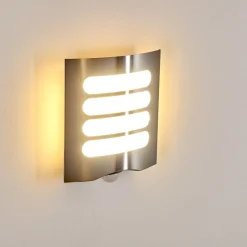 Applique Murale D'Exterieur Meja Led Anthracite, 1 Lumiere, Detecteur De Mouvement