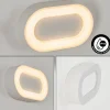 Applique Murale D'Exterieurpaleroo Led Blanc, 1 Lumiere