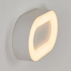 Applique Murale D'Exterieurpaleroo Led Blanc, 1 Lumiere