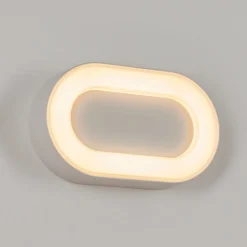 Applique Murale D'Exterieurpaleroo Led Blanc, 1 Lumiere
