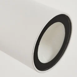 Applique Murale D'Exterieur Saeter Led Blanc, 2 Lumieres, Detecteur De Mouvement