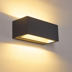 Applique Murale D'Exterieur Spidern Led Aluminium, 1 Lumiere