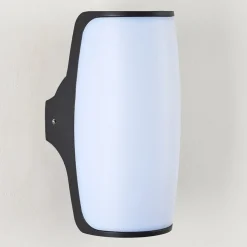 Applique Murale D'Exterieur Svea Led Anthracite, 1 Lumiere