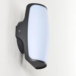 Applique Murale D'Exterieur Svea Led Anthracite, 1 Lumiere