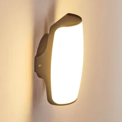 Applique Murale D'Exterieur Svea Led Anthracite, 1 Lumiere