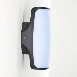 Applique Murale D'Exterieur Svea Led Anthracite, 1 Lumiere