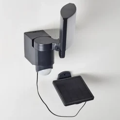 Applique Murale D'Exterieur Larvik Led Anthracite, 1 Lumiere, Detecteur De Mouvement