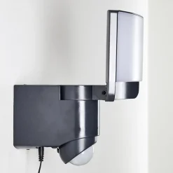 Applique Murale D'Exterieur Larvik Led Anthracite, 1 Lumiere, Detecteur De Mouvement