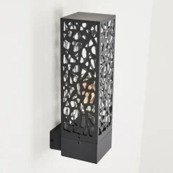 Applique Murale D'Exterieur Innvoll Noir, 1 Lumiere