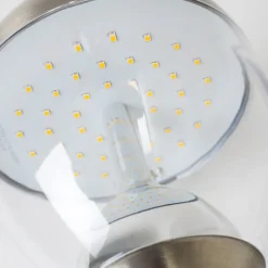 Applique Murale D'Exterieur Cordova Led Acier Inoxydable, 1 Lumiere, Detecteur De Mouvement
