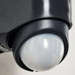 Applique Murale D'Exterieur Larvik Led Anthracite, 1 Lumiere, Detecteur De Mouvement