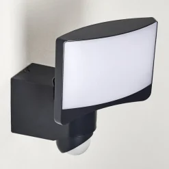 Applique Murale D'Exterieur Larvik Led Anthracite, 1 Lumiere, Detecteur De Mouvement