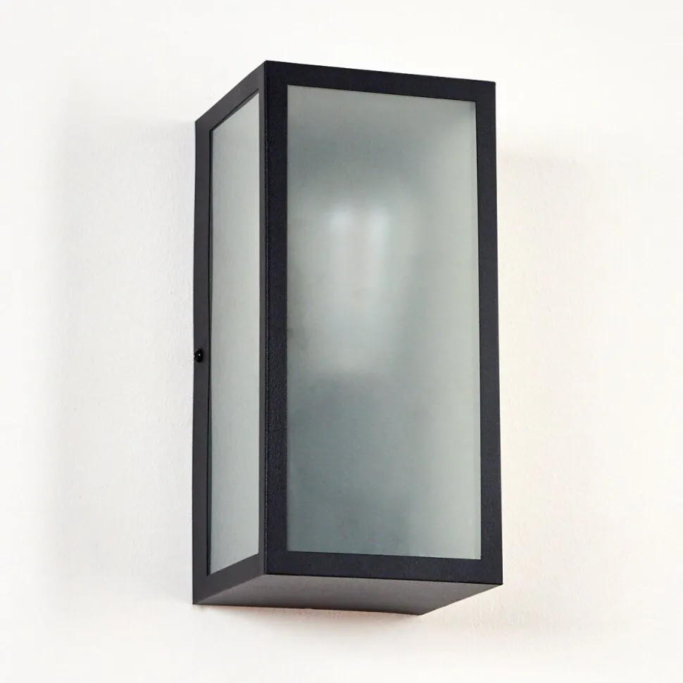 Applique Murale D'Exterieur Hakkas Noir, 1 Lumiere