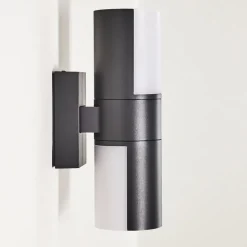 Applique Murale D'Exterieur Baulund Led Anthracite, 1 Lumiere