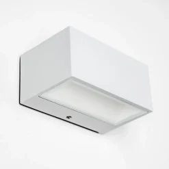 Applique Murale D'Exterieur Spider Led Blanc, 1 Lumiere