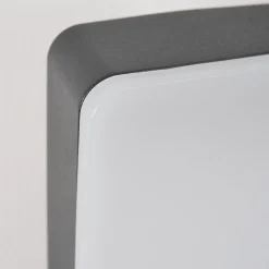 Applique Murale D'Exterieur Maseru Led Anthracite, 1 Lumiere, Detecteur De Mouvement