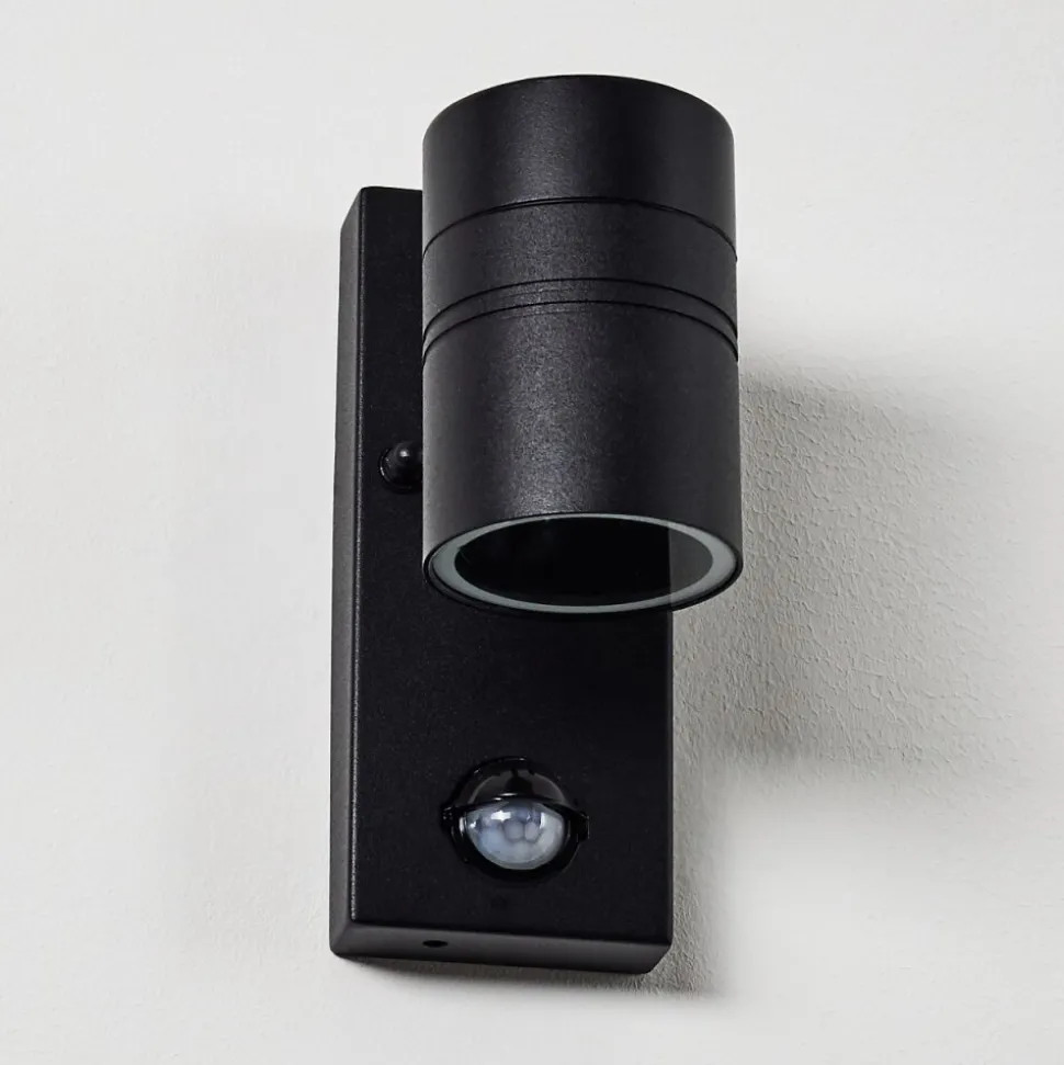 Applique Murale D'Exterieur Froslev Led Noir, 1 Lumiere, Detecteur De Mouvement