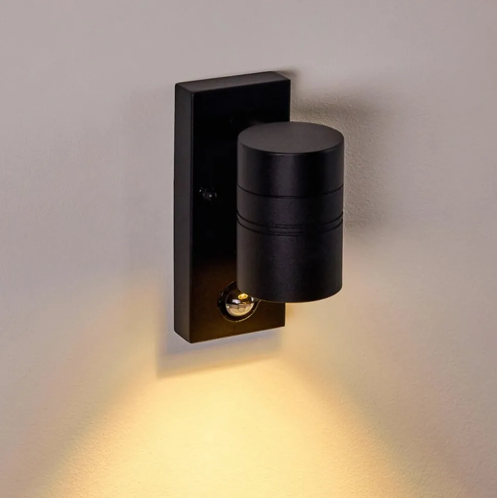 Applique Murale D'Exterieur Froslev Led Noir, 1 Lumiere, Detecteur De Mouvement