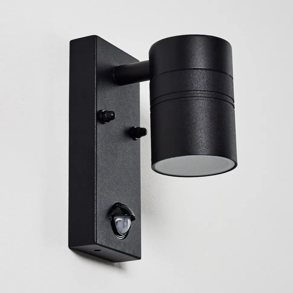Applique Murale D'Exterieur Froslev Led Noir, 1 Lumiere, Detecteur De Mouvement