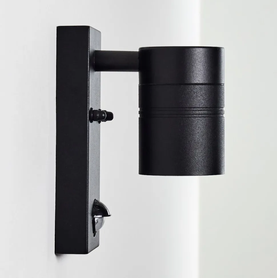 Applique Murale D'Exterieur Froslev Led Noir, 1 Lumiere, Detecteur De Mouvement