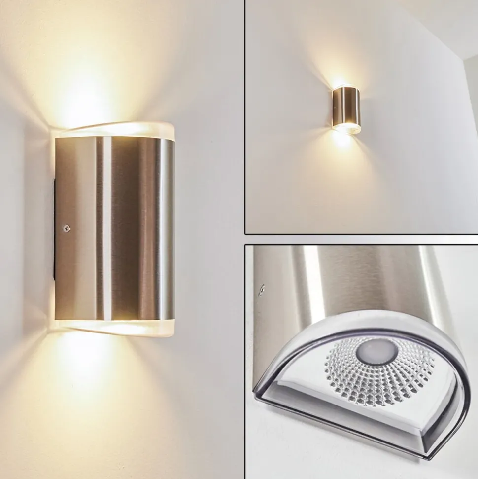 Applique Murale D'Exterieur Rumar Led Acier Inoxydable, 1 Lumiere