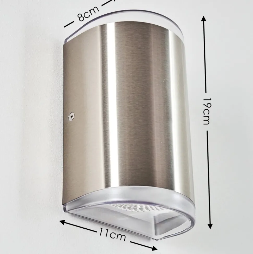 Applique Murale D'Exterieur Rumar Led Acier Inoxydable, 1 Lumiere