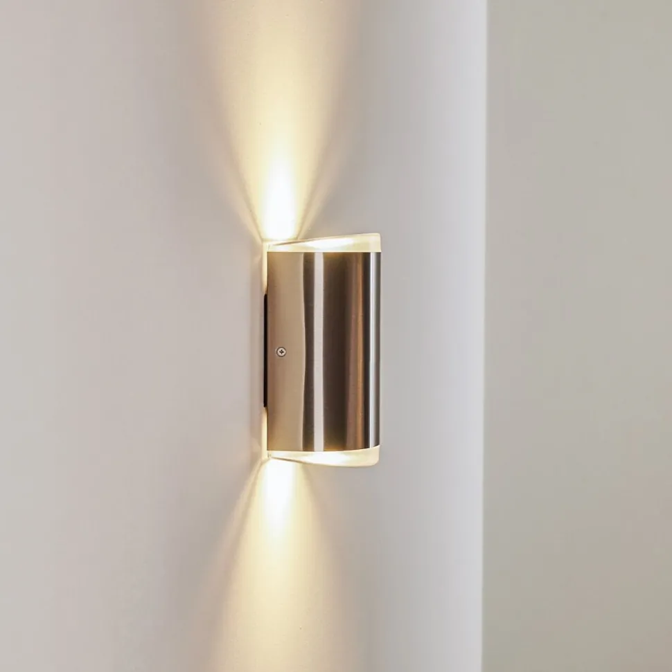 Applique Murale D'Exterieur Rumar Led Acier Inoxydable, 1 Lumiere