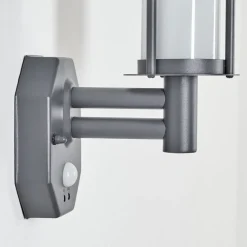 Applique Murale D'Exterieur Forli Anthracite, 1 Lumiere, Detecteur De Mouvement