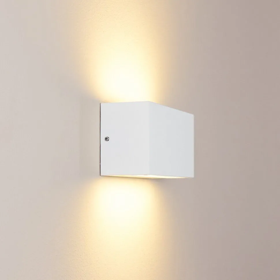 Applique Murale D'Exterieur Duluth Led Blanc, 1 Lumiere