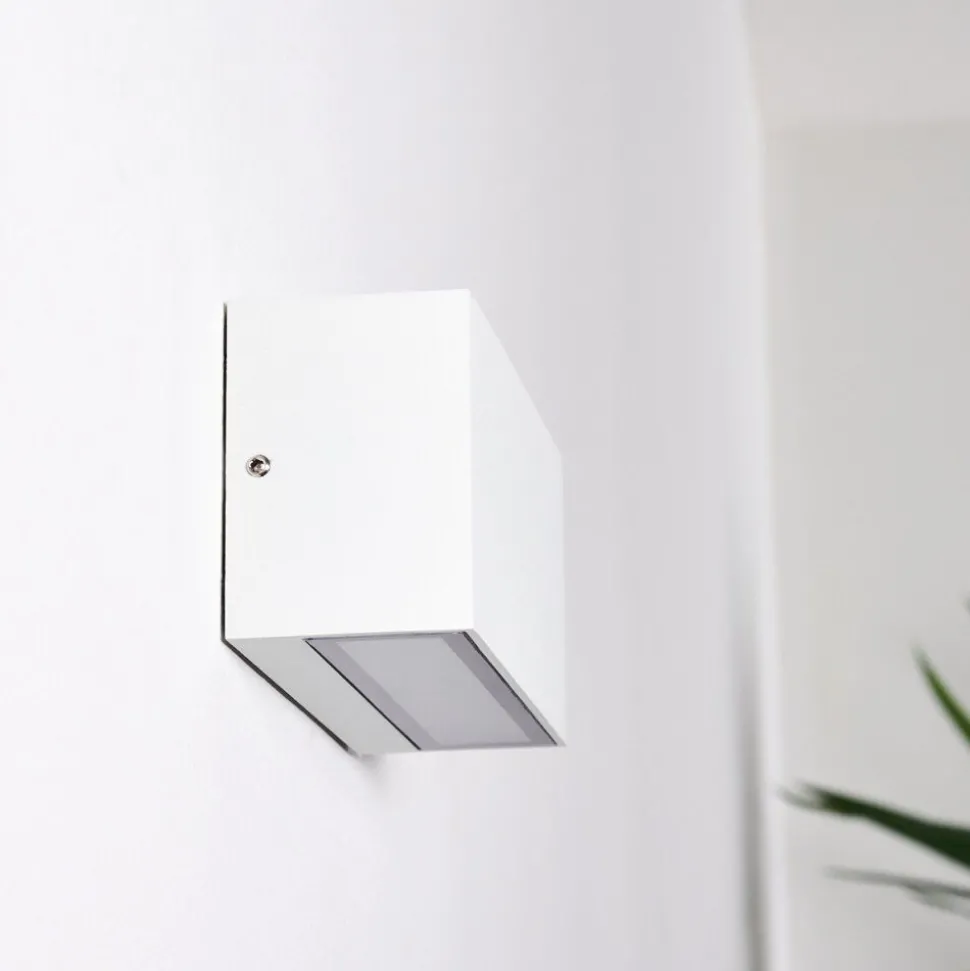 Applique Murale D'Exterieur Duluth Led Blanc, 1 Lumiere