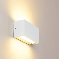Applique Murale D'Exterieur Duluth Led Blanc, 1 Lumiere